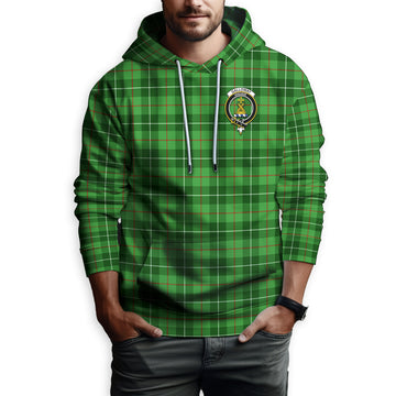 Galloway Tartan Hoodie with Family Crest