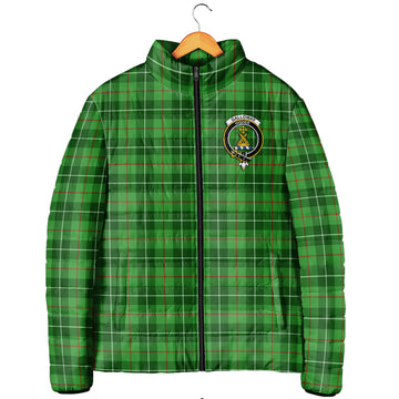 Galloway Tartan Padded Jacket with Family Crest