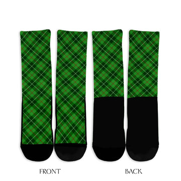 Galloway Tartan Crew Socks Cross Style