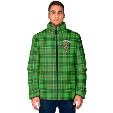 Galloway Tartan Padded Jacket with Family Crest