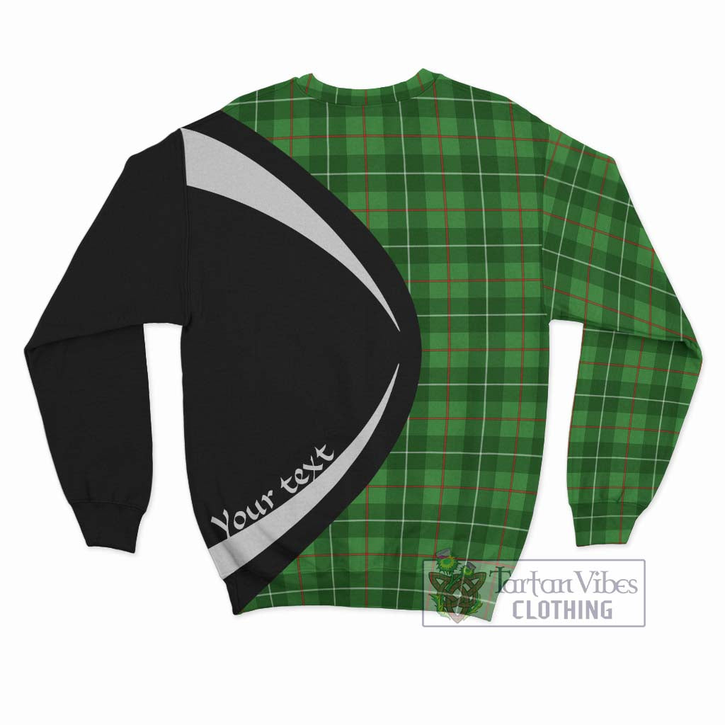 Galloway Tartan Sweatshirt with Family Crest Circle Style - Tartan Vibes Clothing