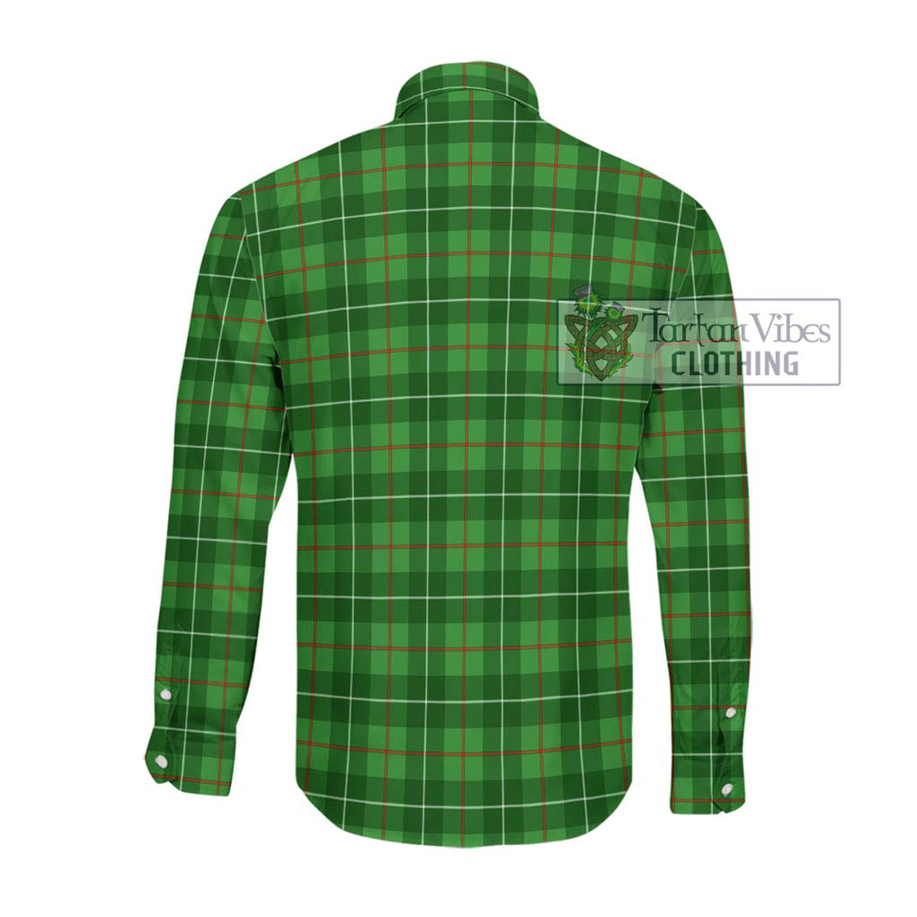 Galloway Tartan Long Sleeve Button Shirt with Family Crest DNA In Me Style - Tartanvibesclothing Shop