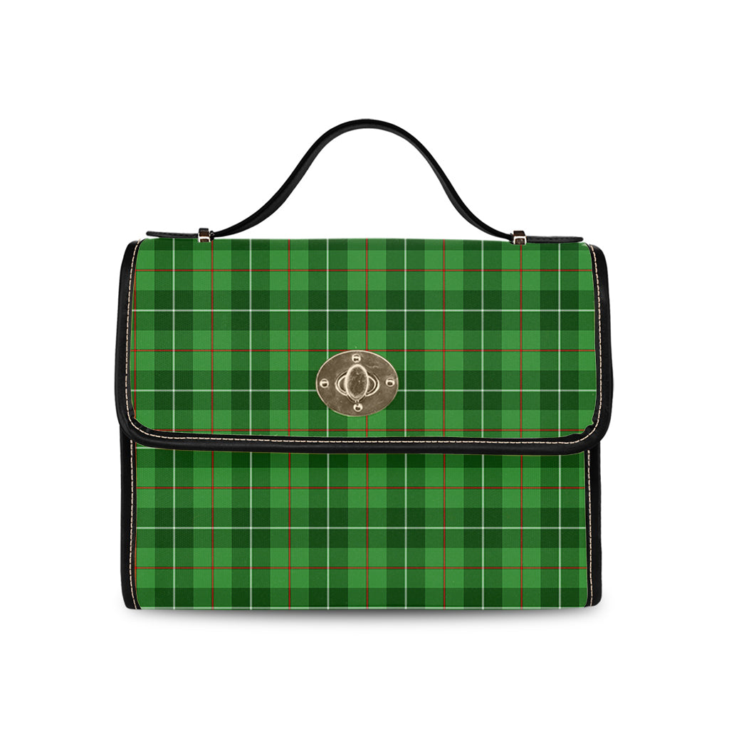 galloway-tartan-leather-strap-waterproof-canvas-bag