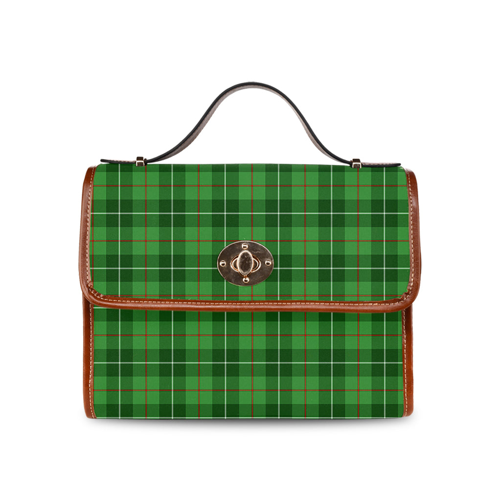 galloway-tartan-leather-strap-waterproof-canvas-bag
