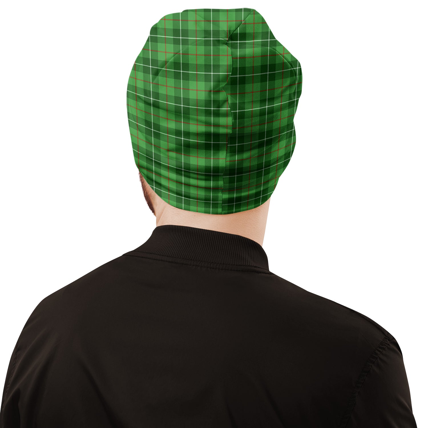 Galloway Tartan Beanies Hat with Family Crest - Tartan Vibes Clothing