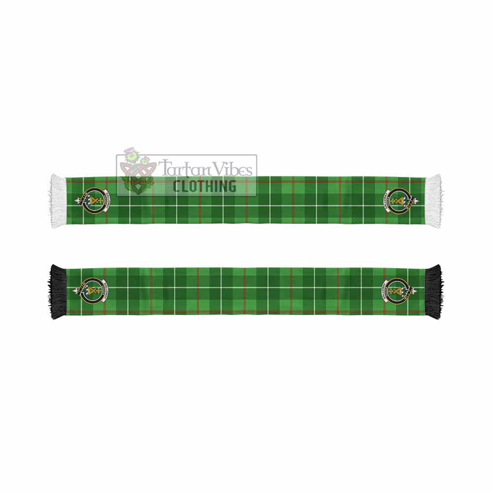 Tartan Vibes Clothing Galloway Tartan Ruffneck Scarf with Family Crest
