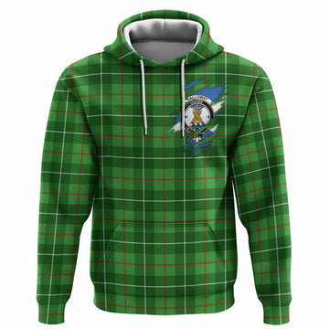 Galloway Clan Crest In Me Tartan Hoodie Scotland Flag Style