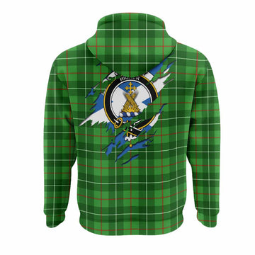 Galloway Clan Crest In Me Tartan Hoodie Scotland Flag Style