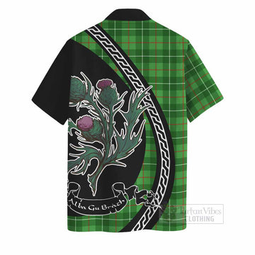Galloway Family Crest Tartan Hawaiian Shirt Alba Thistle Inspired - Tartan Vibes Clothing