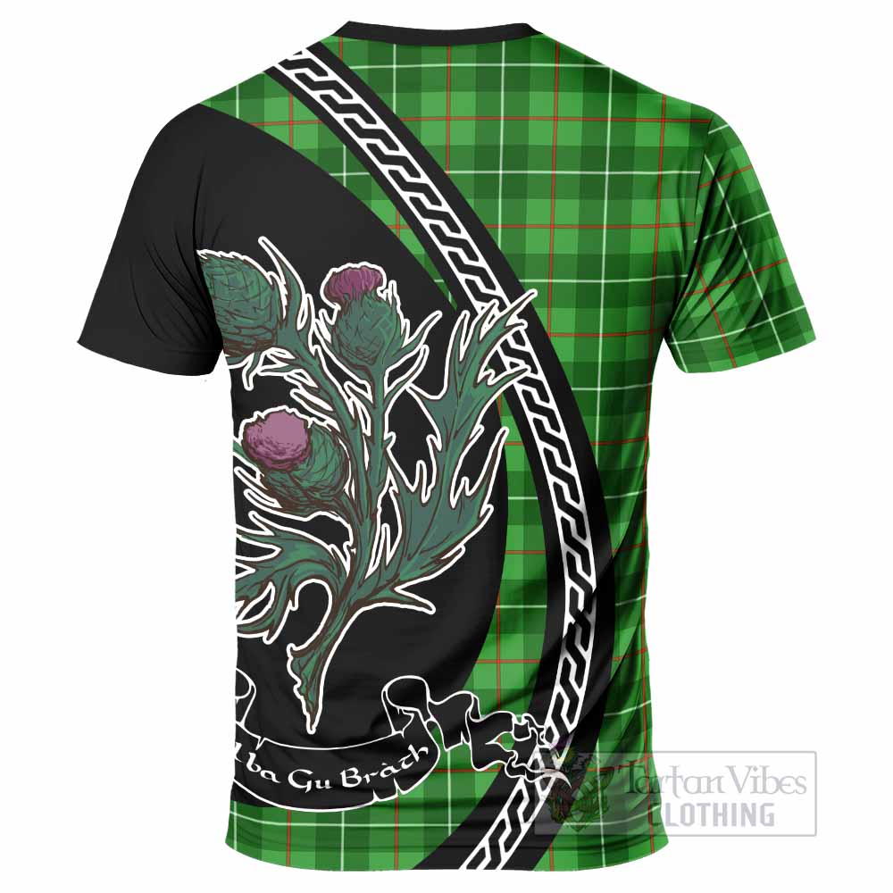 Galloway Family Crest Tartan T-Shirt Alba Thistle Inspired - Tartan Vibes Clothing