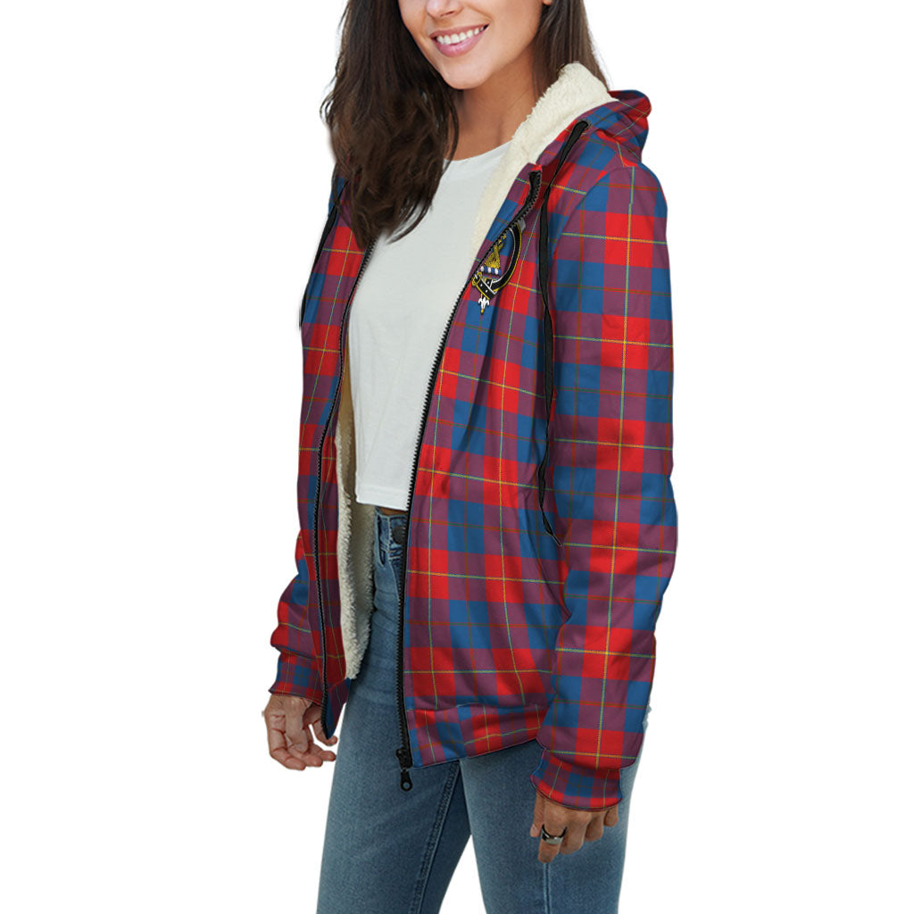 galloway-red-tartan-sherpa-hoodie-with-family-crest