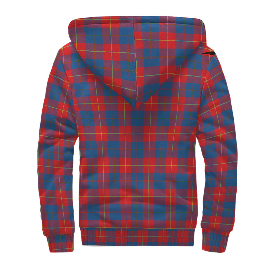 galloway-red-tartan-sherpa-hoodie-with-family-crest