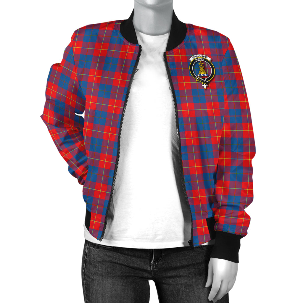 galloway-red-tartan-bomber-jacket-with-family-crest