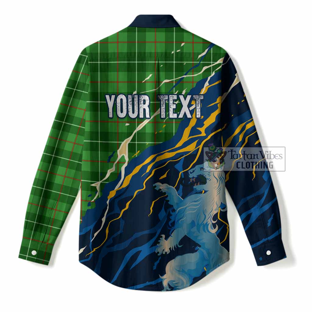 Galloway Scotland Tartan Women Casual Shirt WC2026 Football - We'll Be Coming