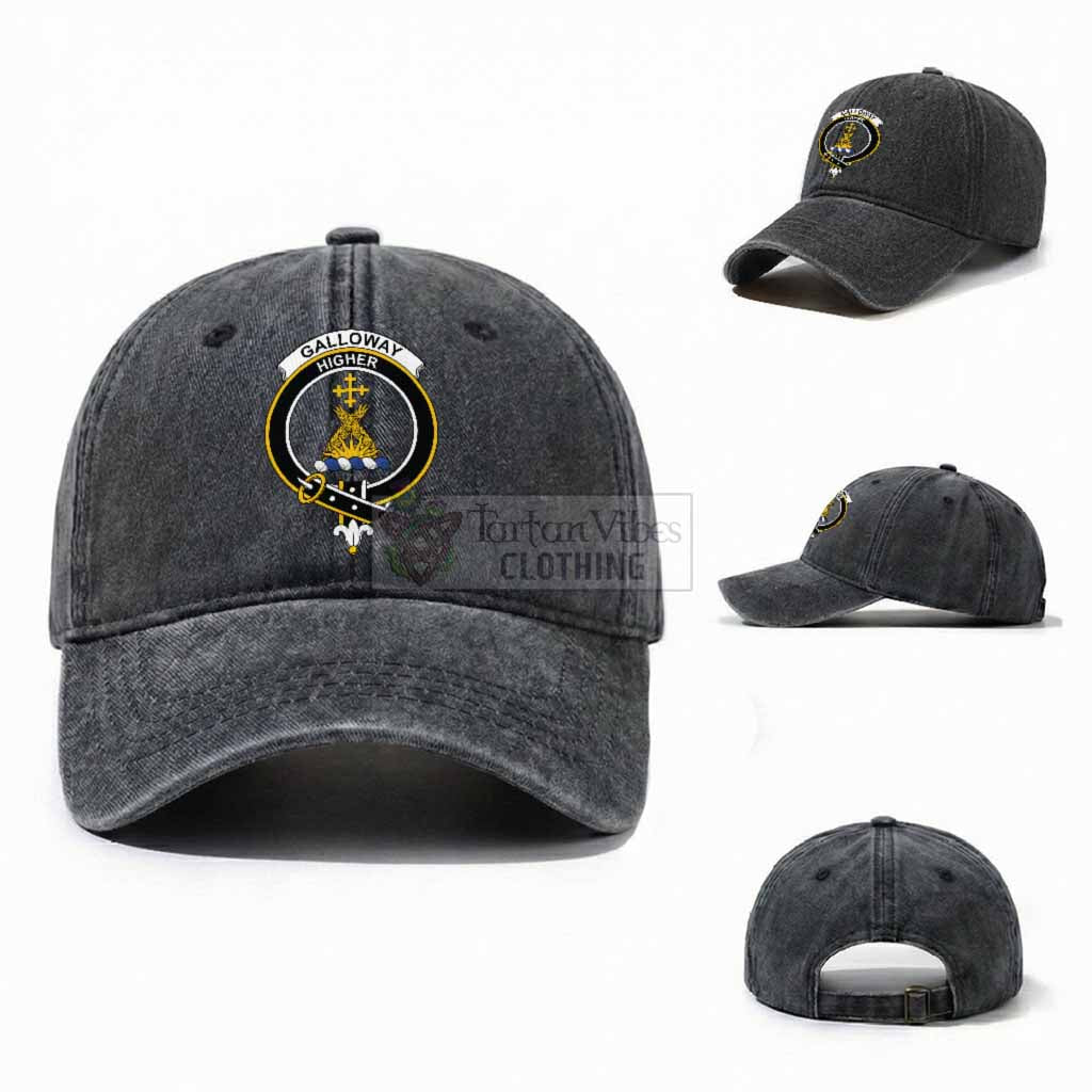 Galloway Scottish Clan Crest Washed Baseball Cap