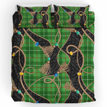 Galloway Scottish Tartan Twisted Ropes Stylized Bedding Set UK Bedding Set UK King 91*87 inch - Tartan Vibes Clothing