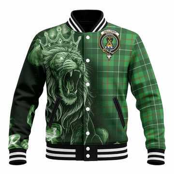 Galloway Tartan Baseball Jacket Roaring Lion Heritage