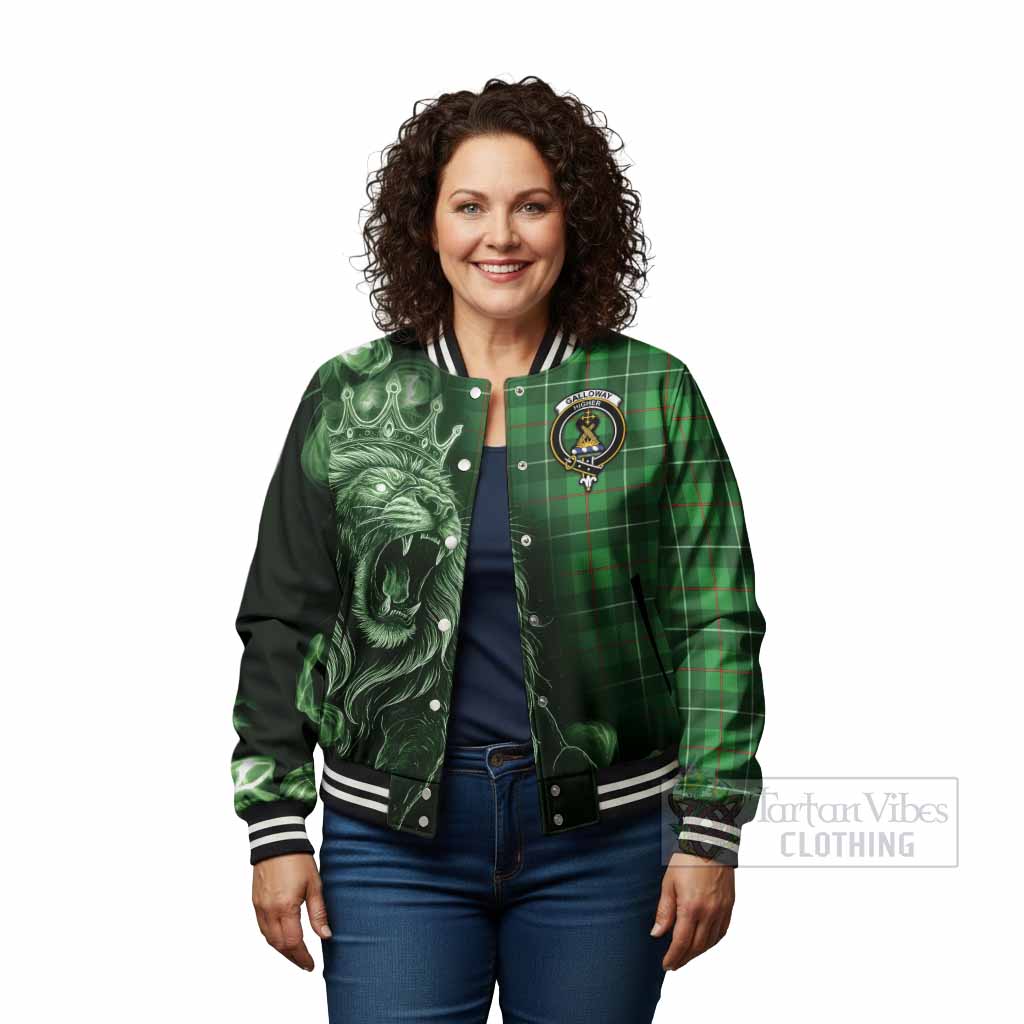 Galloway Tartan Baseball Jacket Roaring Lion Heritage