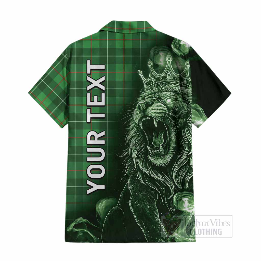 Galloway Tartan Cotton Hawaiian Shirt Roaring Lion Heritage
