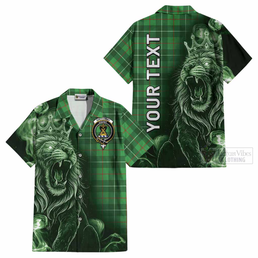 Galloway Tartan Cotton Hawaiian Shirt Roaring Lion Heritage