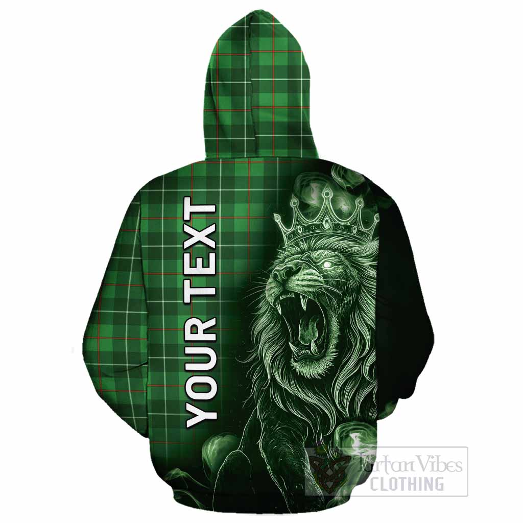 Galloway Tartan Cotton Hoodie Roaring Lion Heritage