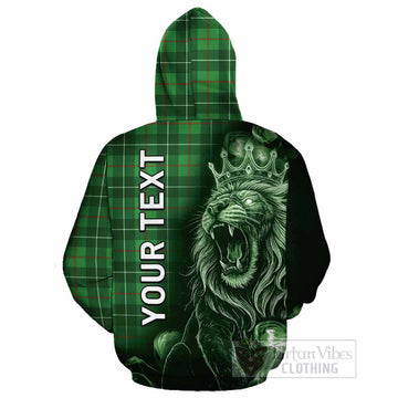 Galloway Tartan Cotton Hoodie Roaring Lion Heritage