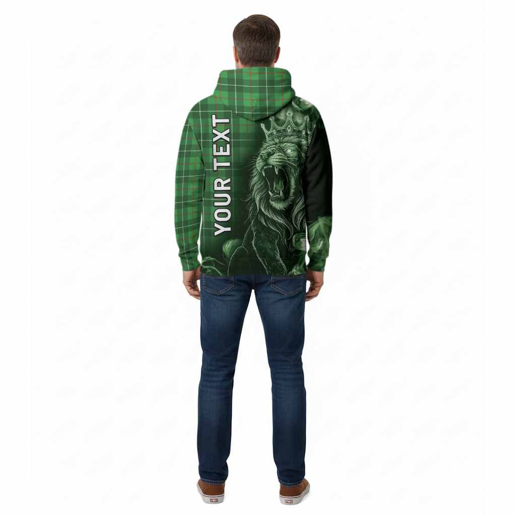 Galloway Tartan Cotton Hoodie Roaring Lion Heritage