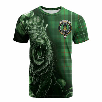 Galloway Tartan Cotton T-shirt Roaring Lion Heritage
