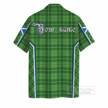 Galloway Tartan Crest Hawaiian Shirt Scotland Coat of Arm Flag Style - Tartan Vibes Clothing