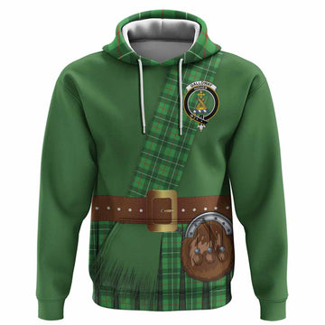 Galloway Tartan Crest Hoodie Kilt Costume Style