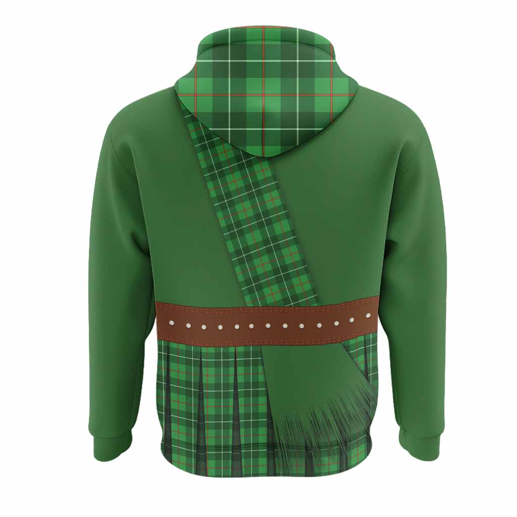 Galloway Tartan Crest Hoodie Kilt Costume Style