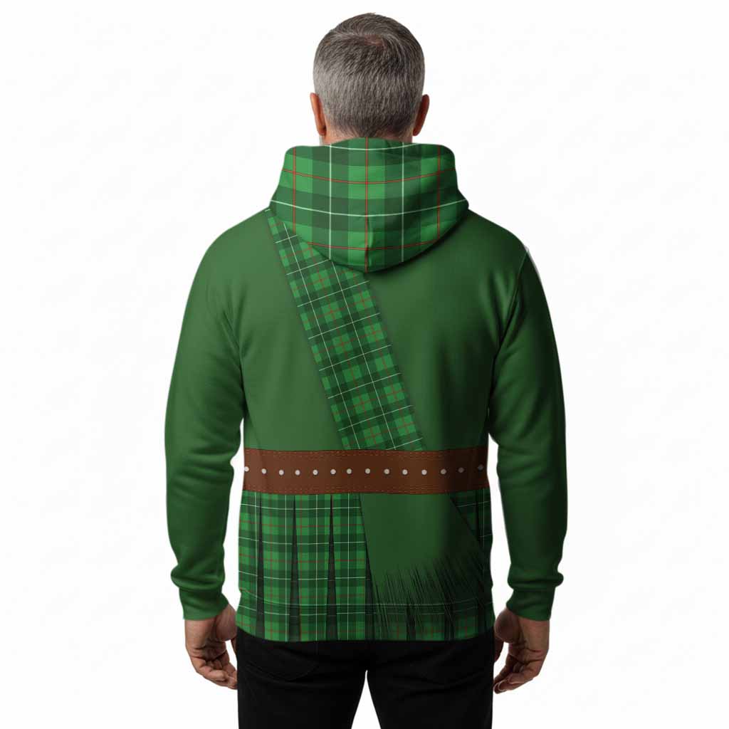 Galloway Tartan Crest Hoodie Kilt Costume Style