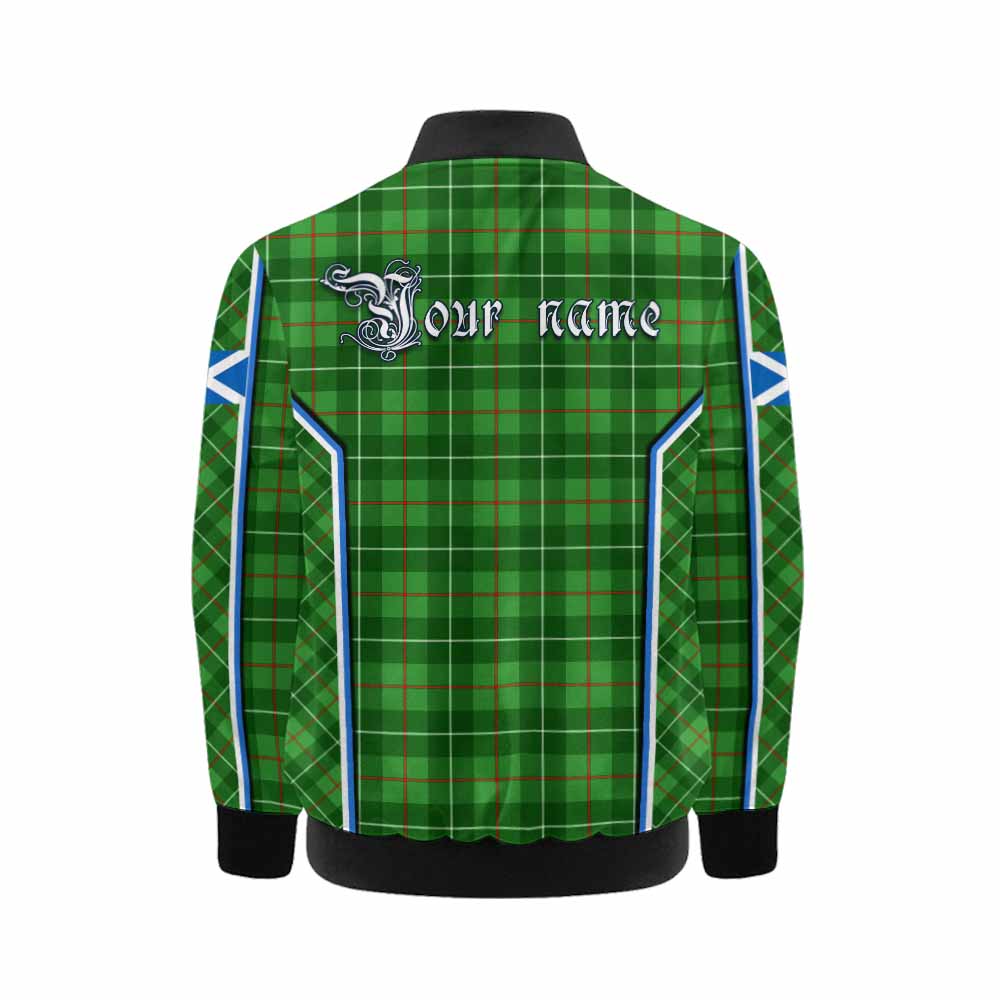 Galloway Tartan Crest Kid Bomber Jacket Scotland Coat of Arm Flag Style - Tartan Vibes Clothing