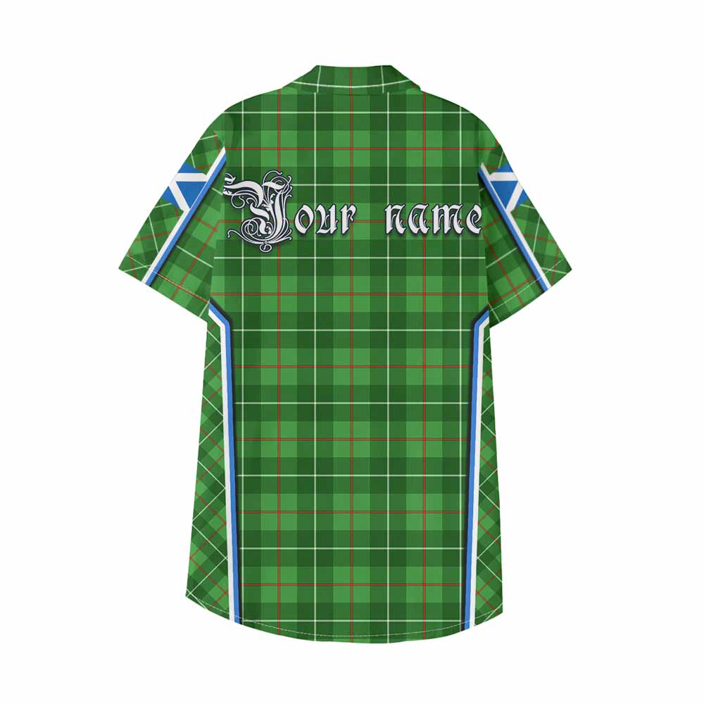 Galloway Tartan Crest Kid Hawaiian Shirt Scotland Coat of Arm Flag Style - Tartan Vibes Clothing