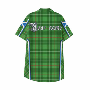 Galloway Tartan Crest Kid Hawaiian Shirt Scotland Coat of Arm Flag Style - Tartan Vibes Clothing