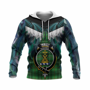 Galloway Tartan Crest Knitted Hoodie New Zealand Maori Korowai Cloak