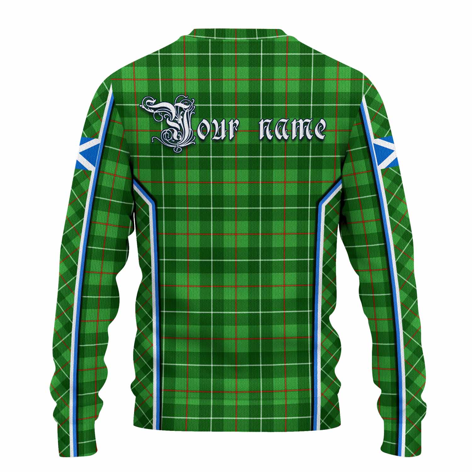Galloway Tartan Crest Knitted Sweater Scotland Coat of Arm Flag Style - Tartan Vibes Clothing