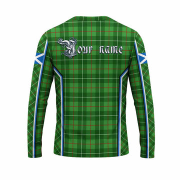 Galloway Tartan Crest Long Sleeve T-Shirt Scotland Coat of Arm Flag Style - Tartan Vibes Clothing