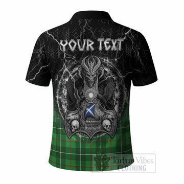 Galloway Tartan Crest Polo Shirt Celtic Odin's Raven Legacy