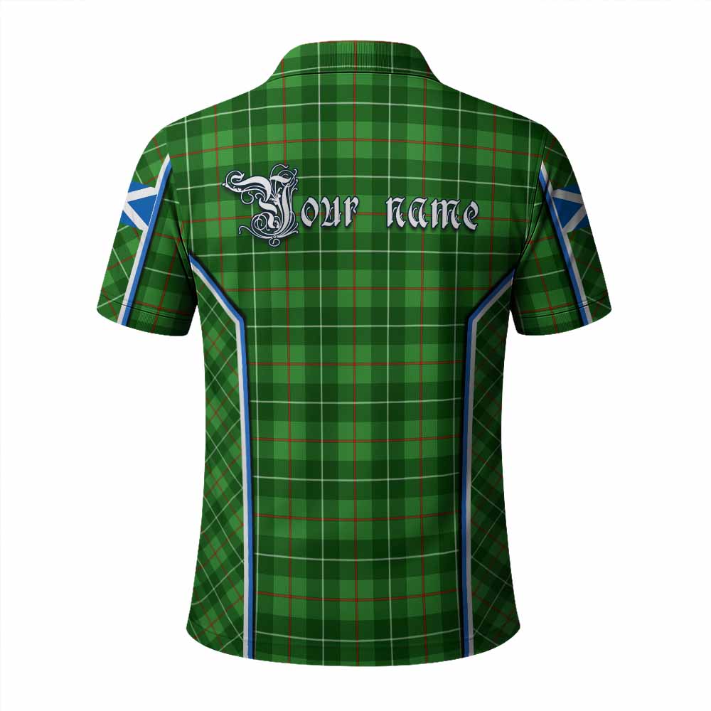 Galloway Tartan Crest Polo Shirt Scotland Coat of Arm Flag Style - Tartan Vibes Clothing
