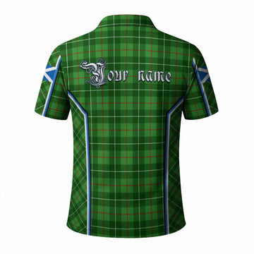 Galloway Tartan Crest Polo Shirt Scotland Coat of Arm Flag Style - Tartan Vibes Clothing