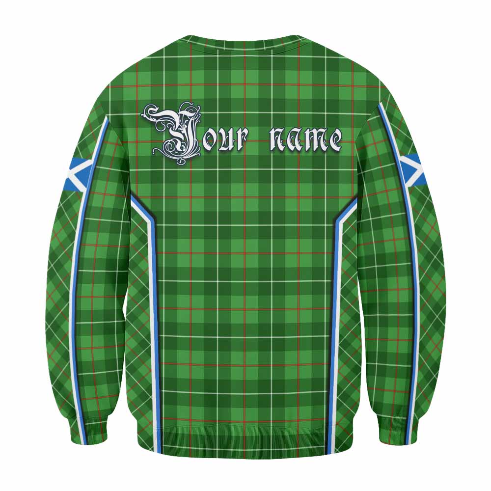 Galloway Tartan Crest Sweatshirt Scotland Coat of Arm Flag Style - Tartan Vibes Clothing