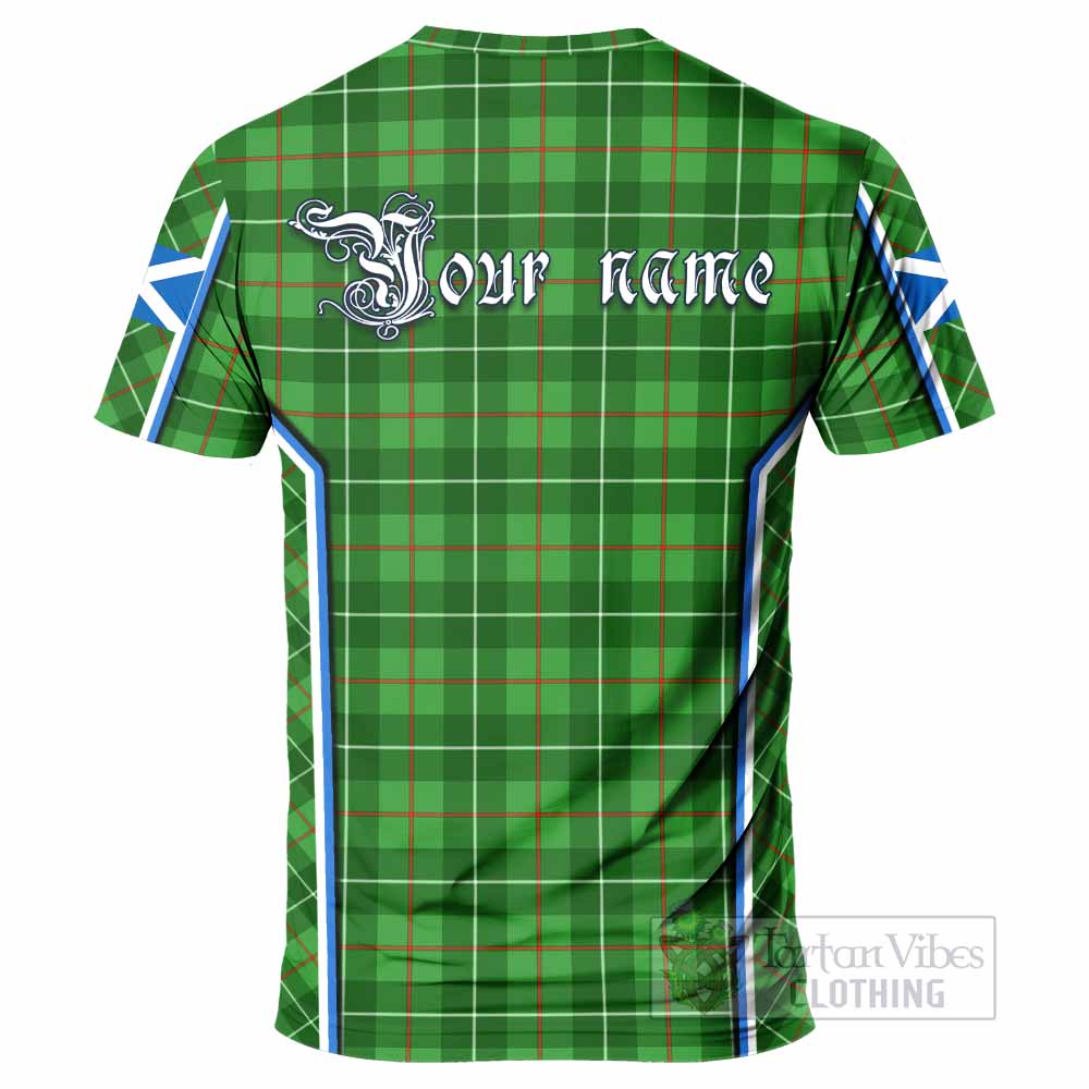 Galloway Tartan Crest T-shirt Scotland Coat of Arm Flag Style - Tartan Vibes Clothing