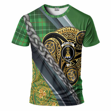 Galloway Tartan Crest T-Shirt Scottish Triskele Celtic