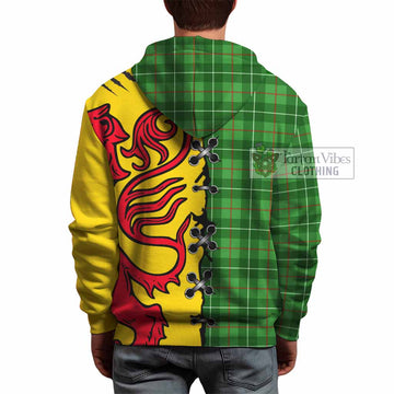 Galloway Tartan Family Crest Hoodie Lion Rampant Honor - Tartan Vibes Clothing