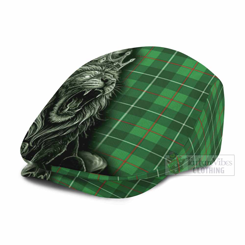 Galloway Tartan Flat Cap, Jeff Cap Roaring Lion Heritage