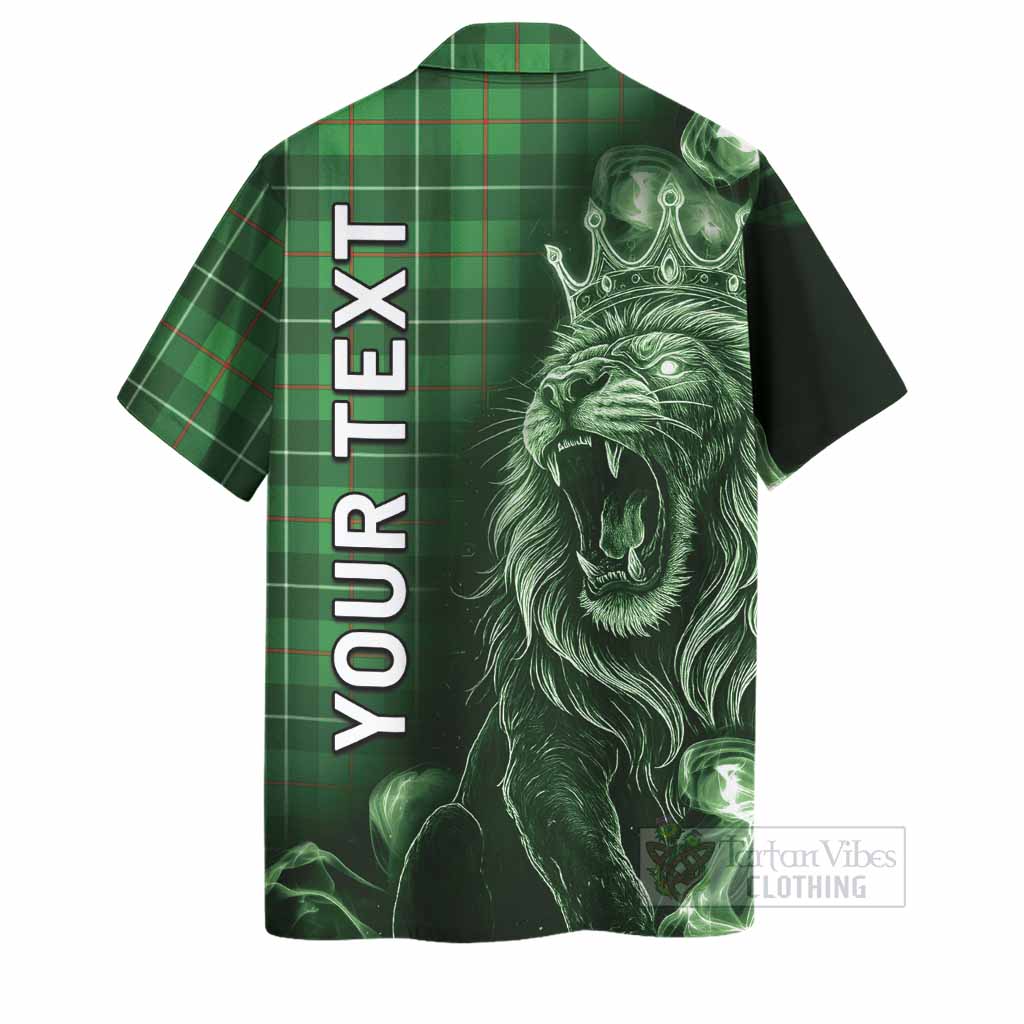 Galloway Tartan Hawaiian Shirt Roaring Lion Heritage