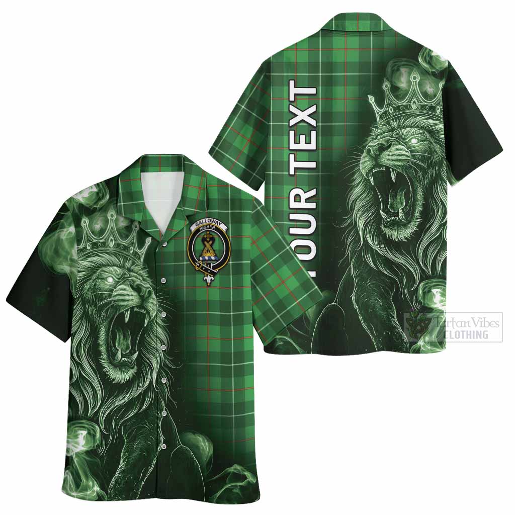 Galloway Tartan Hawaiian Shirt Roaring Lion Heritage