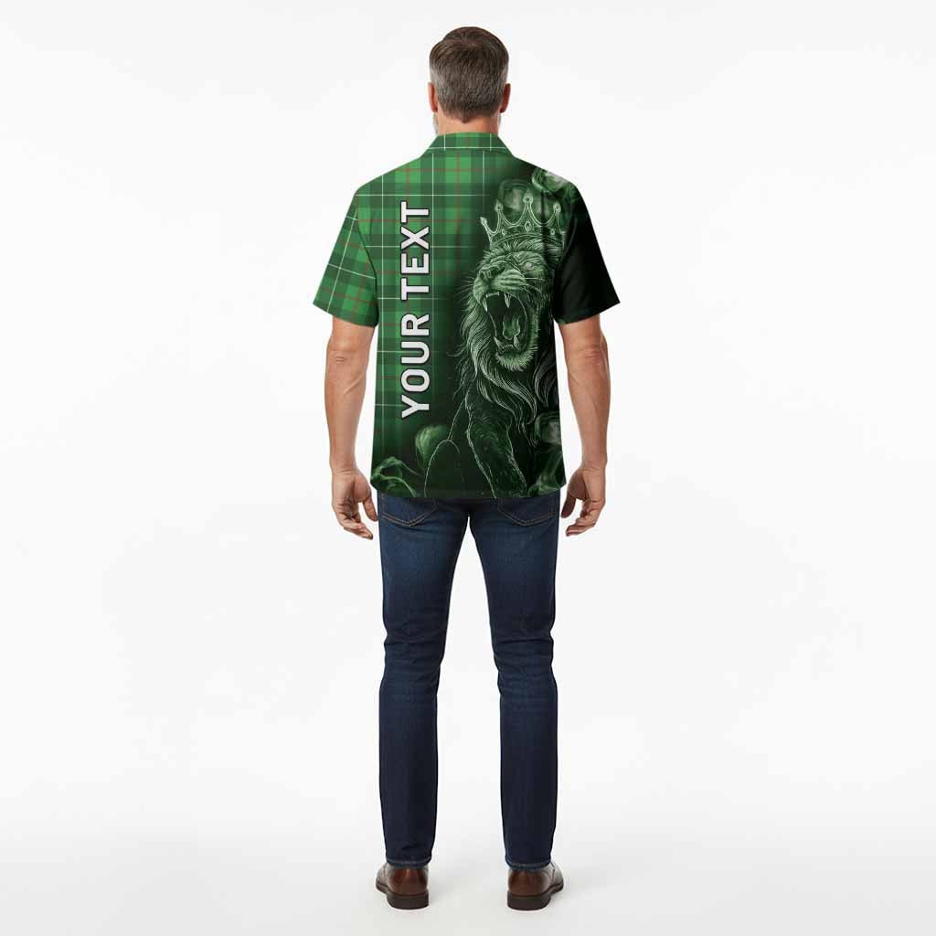 Galloway Tartan Hawaiian Shirt Roaring Lion Heritage
