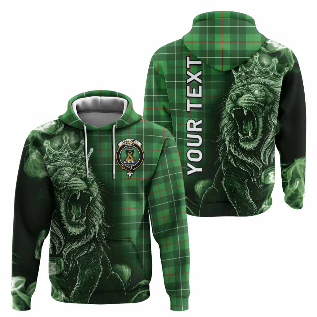 Galloway Tartan Hoodie Roaring Lion Heritage